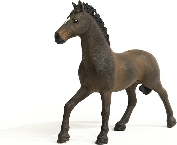 Schleich Horse Club Oldenburger Stallion Horse Figurine - Detailed Horse Toy in Spirited Pose, Durable for Education and Imaginative Play for Boys and Girls, Gift for Kids Ages 5+ - Figurio