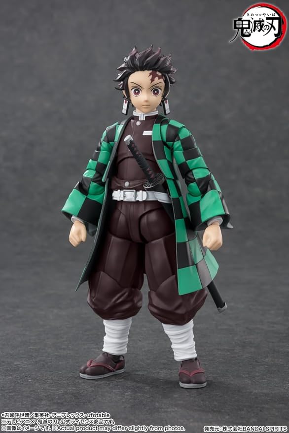 TAMASHII NATIONS - Demon Slayer: Kimetsu no Yaiba - Tanjiro Kamado, Bandai Spirits S.H.Figuarts Action Figure - Figurio