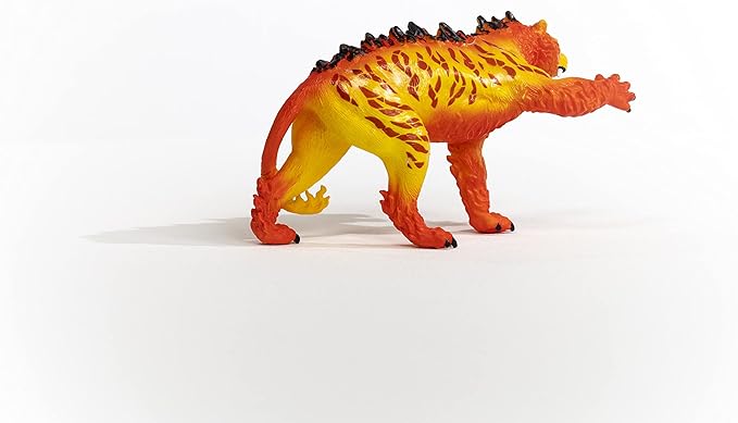 Schleich Eldrador Creatures, Lava Monster Mythical Creatures Toys for Kids, Lava Tiger Action Figure, Ages 7+ - Figurio