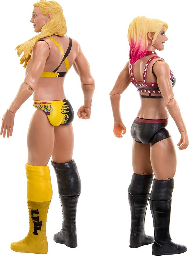 Mattel WWE Charlotte Flair vs Alexa Bliss Championship Showdown Action Figure 2-Pack with RAW Women's Championship, 6-inch - Figurio