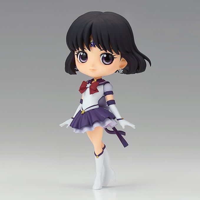 Banpresto - Pretty Guardian Sailor Moon Cosmos The Movie - Eternal Sailor Saturn (ver. B), Bandai Spirits Q Posket Figure - Figurio