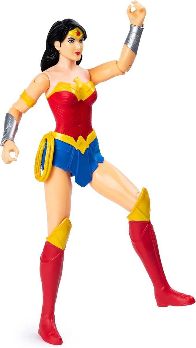 DC Comics 12-Inch Wonder Woman Action Figure, Kids Toys for Boys and Girls - Figurio