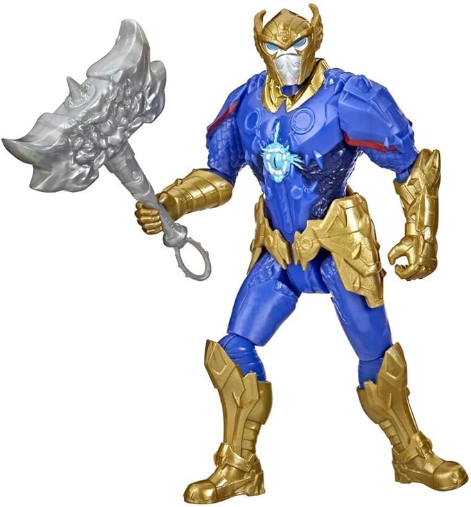 Marvel Avengers Mech Strike Monster Hunters Thor Toy, 6-Inch-Scale Action Figure with Accessory, Toys for Kids Ages 4 and Up - Figurio