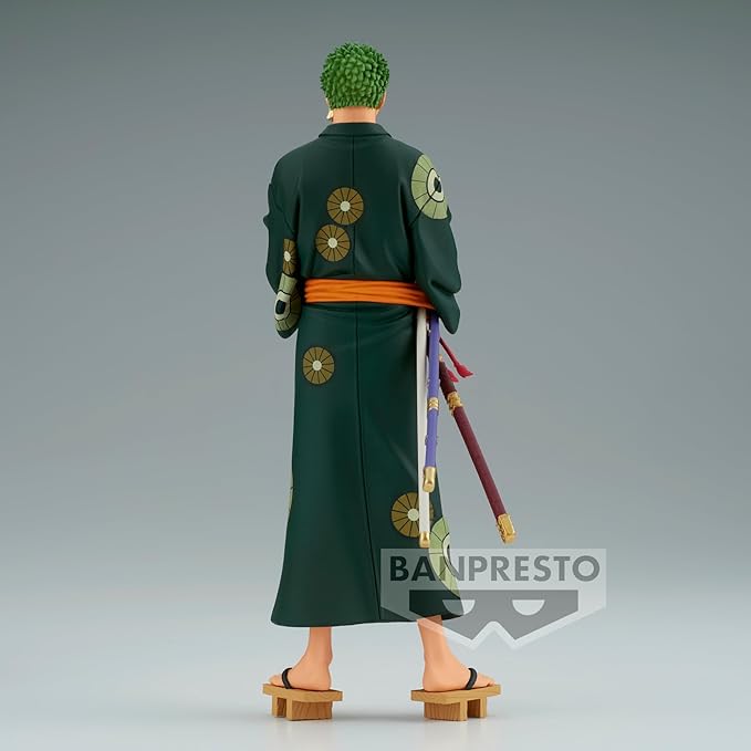 Banpresto - One Piece - Wanokuni Roronoa Zoro (Yukata Ver.), Bandai Spirits DXF ~The Grandline Series~ Figure - Figurio