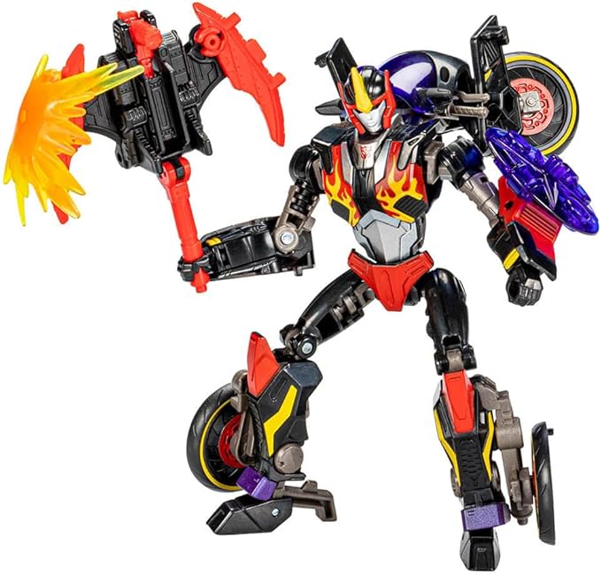 Transformers Generations Shattered Glass Collection: Decepticon Flamewar with Fireglide Exclusive - Figurio