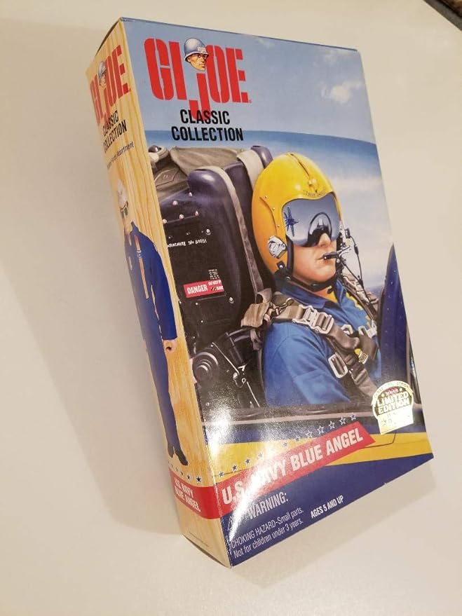 12" GI Joe Classic Collection U.S. Navy Blue Angel Pilot Caucasian Action Figure (1998 Hasbro) by Hasbro - Figurio