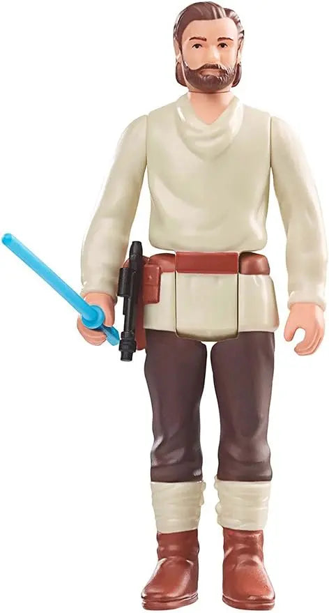 STAR WARS Retro Collection OBI-Wan Kenobi (Wandering Jedi) Toy 3.75-Inch-Scale OBI-Wan Kenobi Figure, Toys for Kids Ages 4 and Up - Figurio