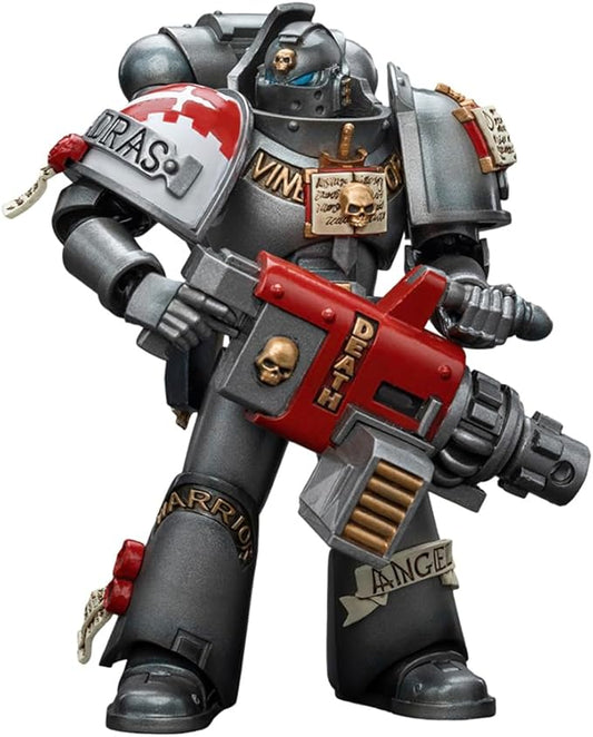 JOYTOY Warhammer 40K: Grey Knights Strike Squad Grey Knight with Psycannon 1:18 Scale Action Figure - Figurio