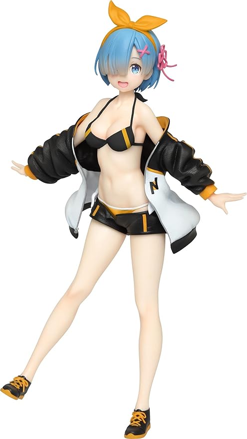 Taito Re:Zero Precious Figure - Rem~Jumper Swimsuit ver~ ~Renewal~ Prize Figure - Figurio