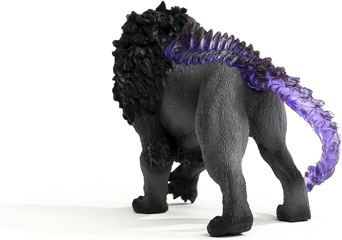 Schleich Eldrador Creatures Mythical Shadow Lion Action Figure - Highly Detailed and Realistic Figurine Toy with Transparent Tail for Boys and Girls, Gift for Kids Ages 7+ - Figurio