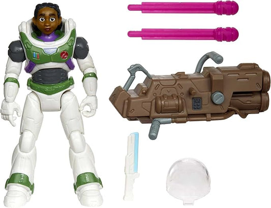 Mattel Disney and Pixar Lightyear Action Figure with Laser Strike Motion & Accessories, 5-in Scale Mission Equipped Izzy Hawthorne - Figurio