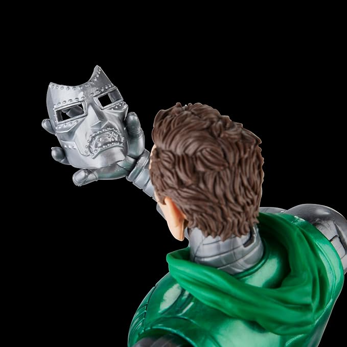 Marvel Legends Series Captain vs. Doctor Doom, Avengers 60th Anniversary Collectible 6-Inch Action Figures, 6 Accessories - Figurio