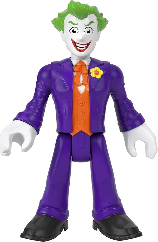 Fisher-Price Imaginext DC Super Friends Preschool Toys The Joker XL 10-Inch Poseable Figure for Pretend Play Ages 3+ Years - Figurio