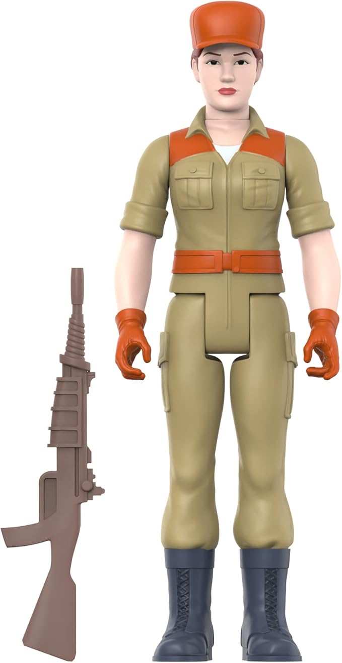 Super7 G.I. Joe Female Combat Engineer Short Hair (Pink) 3.75 in ReAction Figure Classic Collectibles and Retro Toys - Figurio