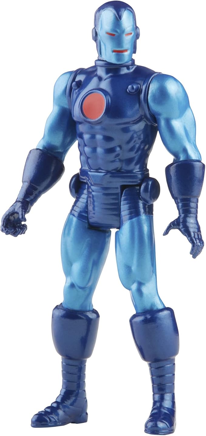 Marvel Hasbro Legends Series 3.75-inch Retro 375 Collection Stealth Suit Iron Man Action Figure Toy - Figurio