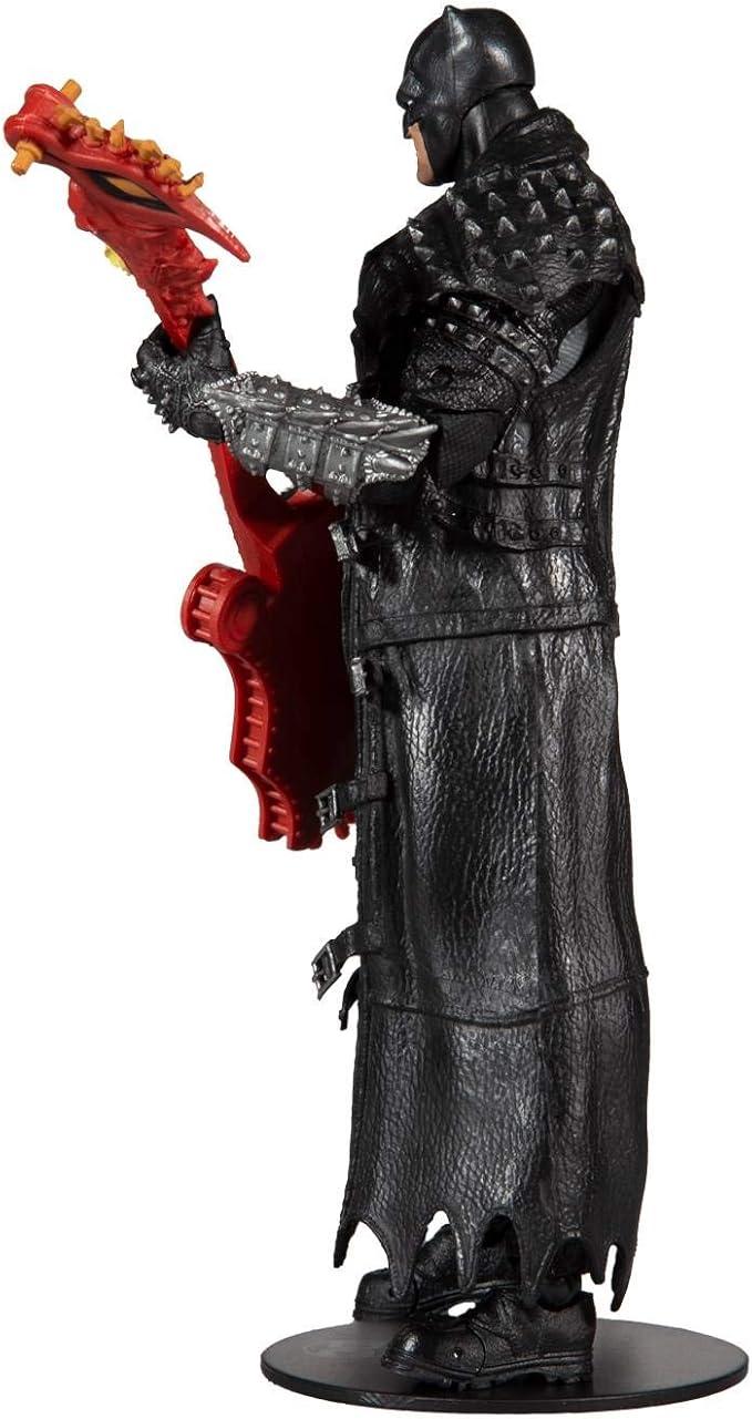 McFarlane Toys - DC Multiverse Dark Nights: Death Metal Batman 7" Action Figure with Build-A 'Darkfather' Parts and Accessories - Figurio