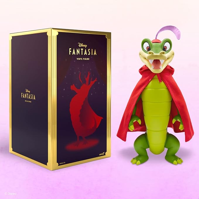 Super7 Supersize Disney Fantasia Ben Ali Gator - 16" Disney Action Figure with Fabric Clothing Classic Disney Collectibles and Retro Toys - Figurio