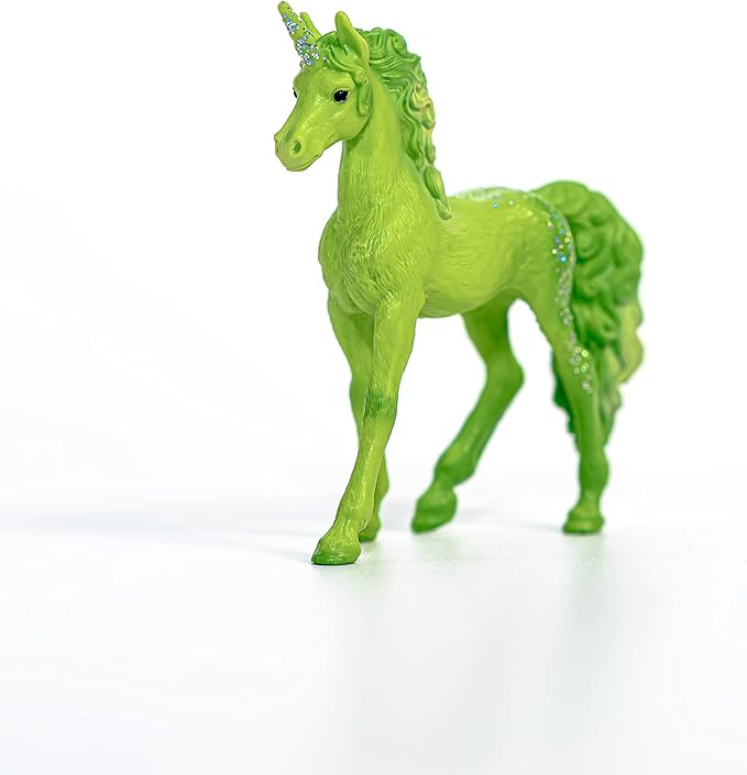 Schleich bayala, Unicorn Toys, Unicorn Gifts for Girls and Boys 5-12 years old, Apple Unicorn Foal - Figurio