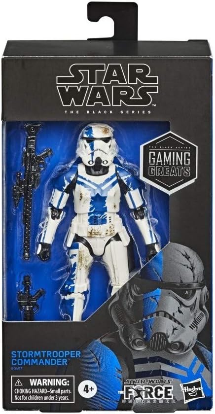 Star Wars Gaming Greats The Force Unleashed Stormtrooper Commander Exclusive The Black Series Action Figure - Figurio