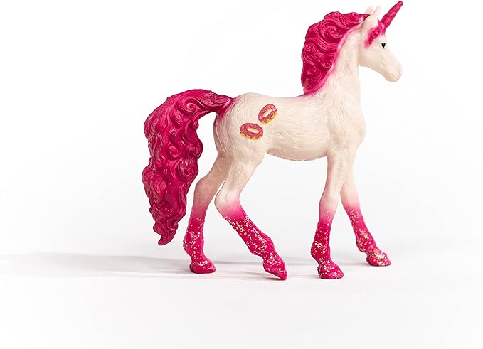 Schleich Bayala® 70741 Toy Figure Collectible Unicorn Donut 6.3 inch - Figurio