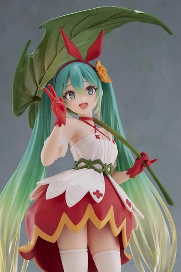 Taito Prize Hatsune Miku Wonderland PVC Hatsune Miku Thumbelina Statue 18cm - Figurio