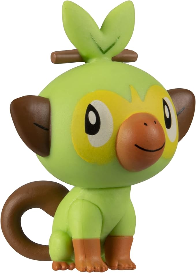 Pokémon Battle Figure, Grass-Type Theme with 3 Pack Ludicolo, Ivysaur, Grookey - 4.5-inch Ludicolo Figure, 3-inch Ivysaur Figure, 2-inch Grookey - Toys for Kids Pokémon Fans - Amazon Exclusive - Figurio