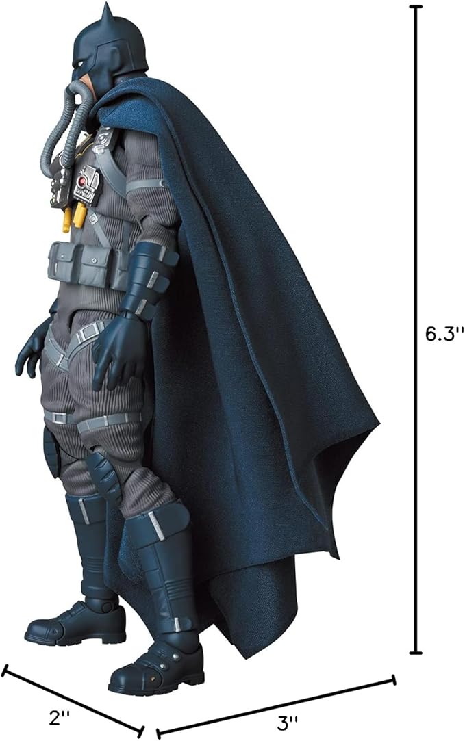 Medicom DC Comics: Batman Hush: Stealth Jumper Batman Mafex Action Figure, Multicolor - Figurio