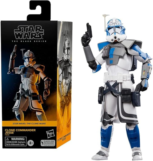 Hasbro The Clone Wars - Commandant Clone Jesse - Figurine Black Series 15cm - Figurio