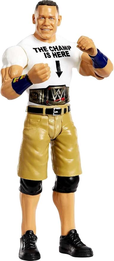 Mattel WWE John Cena Basic Action Figure, Posable 6-inch Collectible for Ages 6 Years Old & Up - Figurio