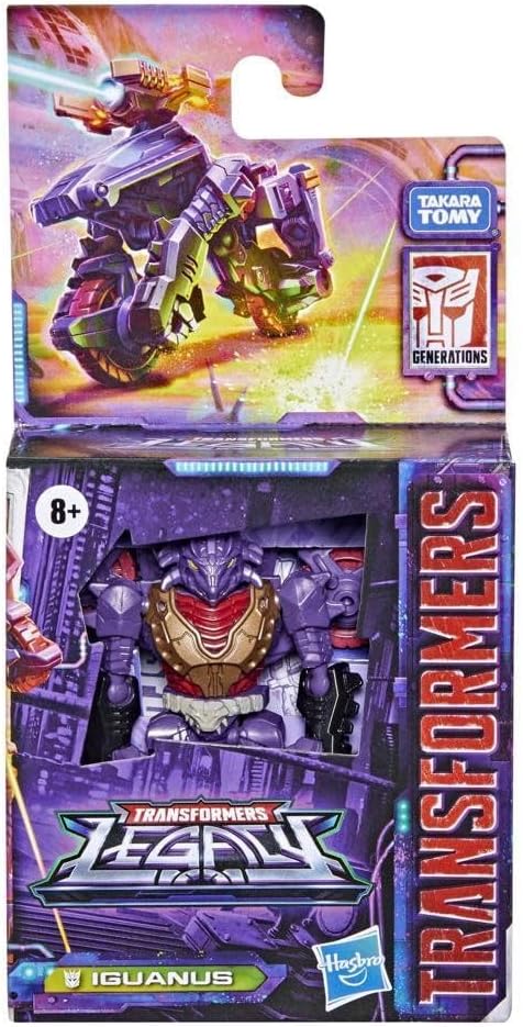 Transformers Toys Generations Legacy Core Iguanus Action Figure - Kids Ages 8 and Up, 3.5-inch - Figurio