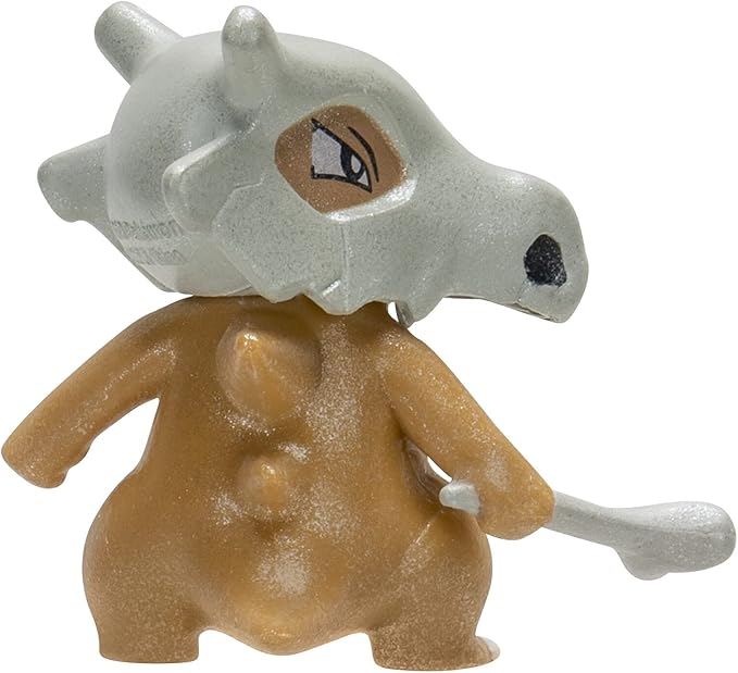 Pokémon Select Evolution 2 Pack - Features 2-Inch Cubone & 3-Inch Marowak Battle Figures - Authentic Details - Figurio