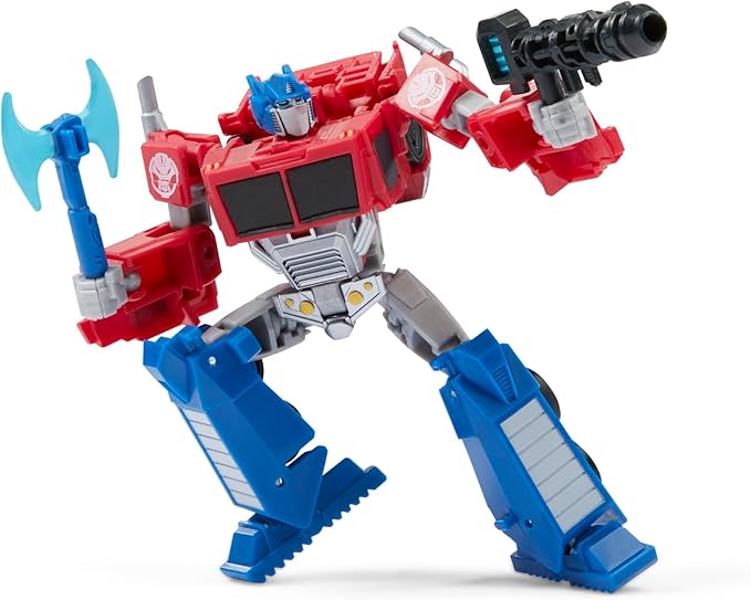 Transformers Toys EarthSpark Deluxe Class Optimus Prime Action Figure, 5-Inch, Robot Toys for Kids Ages 6 and Up - Figurio