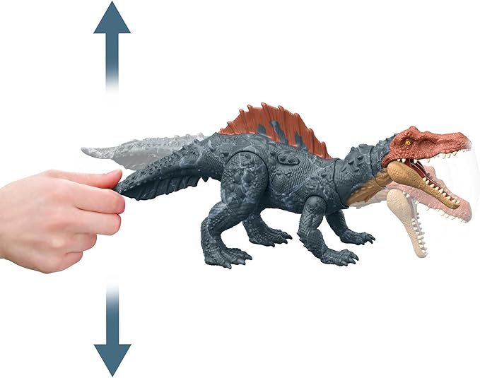 Mattel Jurassic World Dominion Massive Action Siamosaurus Dinosaur Action Figure, Toy with Attack Motion, Plus Downloadable App & AR - Figurio