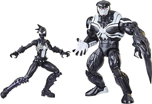 Hasbro - Venom: Space Knight Marvel Legends Pack 2 Figurines Marvel's Mania & Venom Space Knight 15 cm - Figurio