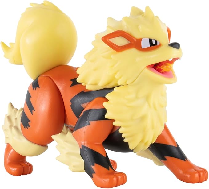 Pokémon 4.5" Arcanine Battle Feature Figure - Figurio