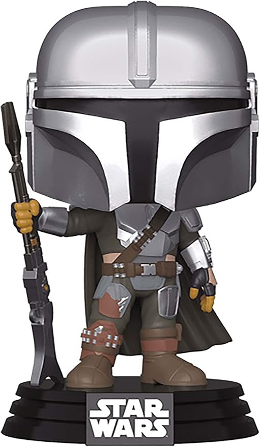 Funko Pop! Star Wars: The Mandalorian Action Figure, The Mandalorian Vinyl Bobblehead - Figurio