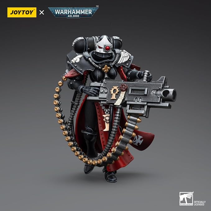 JOYTOY HAPPXYGG Warhammer 40k 1/18 4.7-inch Adepta Sororitas Retributor with Heavy Bolter action figure model toy series - Figurio