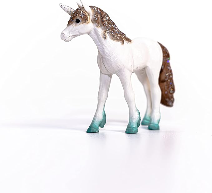 Schleich bayala, Unicorn Toys, Unicorn Gifts for Girls and Boys 5-12 years old, Coconut Unicorn Foal - Figurio