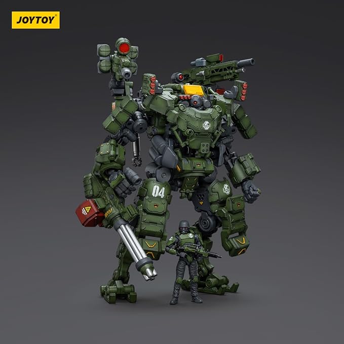 JOYTOY Action Figure Mecha 1/25 Dark Source God of War 86-II 04 Heavy Firepower Defense Mech 9.44inch Movable Model Collectible Figurine - Figurio