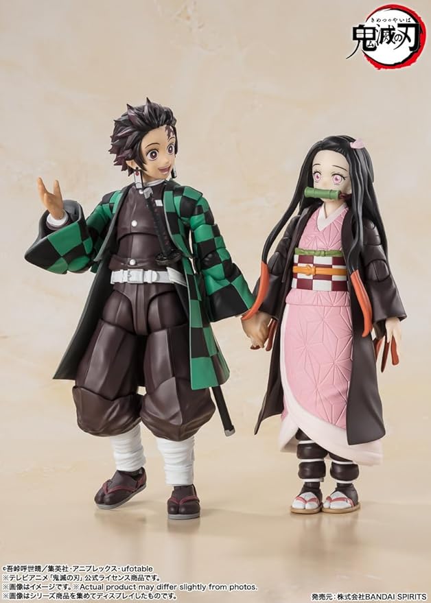 TAMASHII NATIONS - Demon Slayer: Kimetsu no Yaiba - Nezuko Kamado, Bandai Spirits S.H.Figuarts Action Figure - Figurio