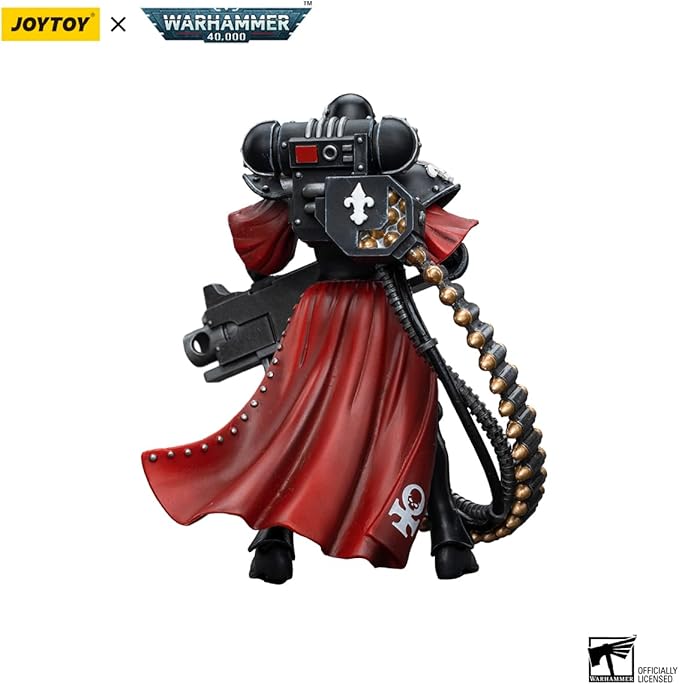 JOYTOY HAPPXYGG Warhammer 40k 1/18 4.7-inch Adepta Sororitas Retributor with Heavy Bolter action figure model toy series - Figurio