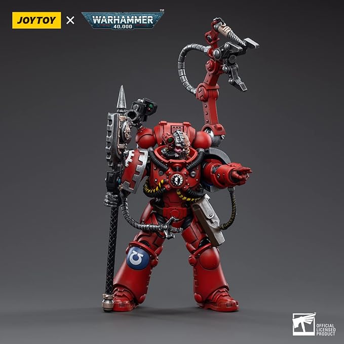 JOYTOY HAPPXYGG Warhammer 40k 1/18 4.7-inch Ultramarines Primaris Techmarine action figure model toy series - Figurio