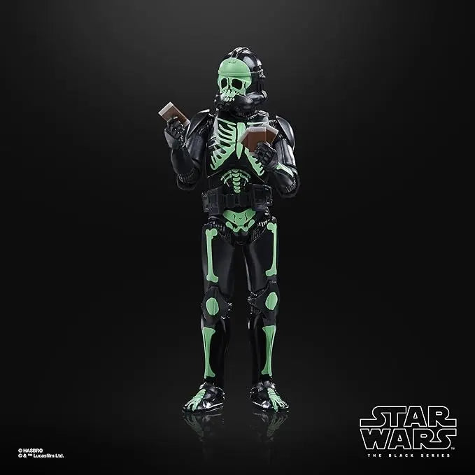 STAR WARS The Black Series Clone Trooper (Halloween Edition) and Porg Toys, 6-Inch-Scale Holiday-Themed Collectible Figures, Ages 4 and Up - Figurio