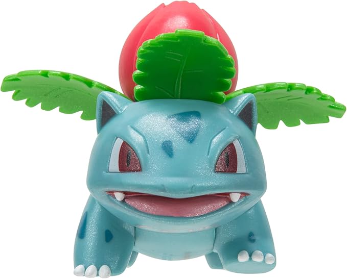 Pokémon Select Evolution 3 Pack - Features 2-Inch Bulbasaur, 3-Inch Ivysaur and 12-Inch Venusaur Battle Figures - Figurio