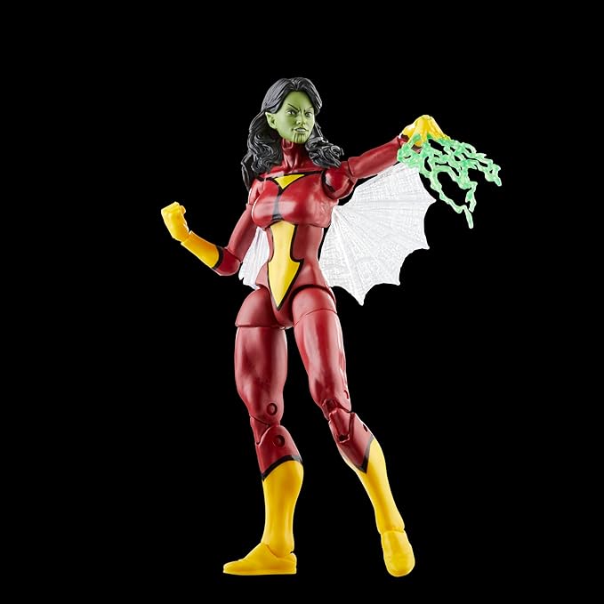 Marvel Legends Series Skrull Queen and Super-Skrull, Avengers 60th Anniversary Collectible 6 Inch Action Figures, 9 Accessories - Figurio