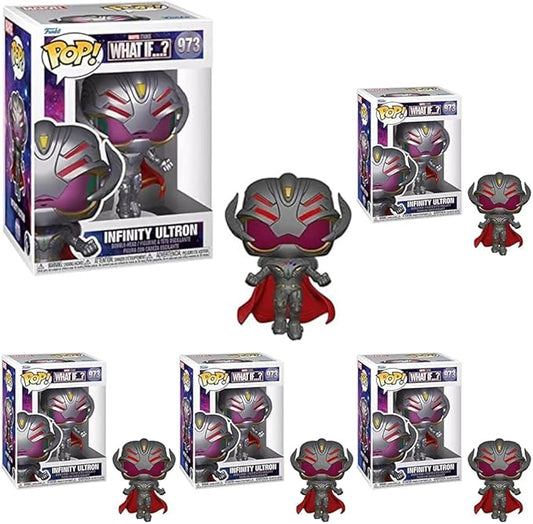 Funko POP Marvel: What If? Inifinity Ultron, (58648) (Pack of 5) - Figurio