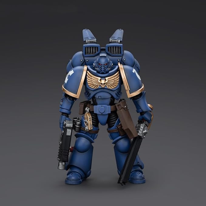 JOYTOY Warhammer 40,000 1/18 Action Figures Ultramarines Jump Pack Intercessors Intercessor 2 Collection Models Christmas Birthday Gifts - Figurio