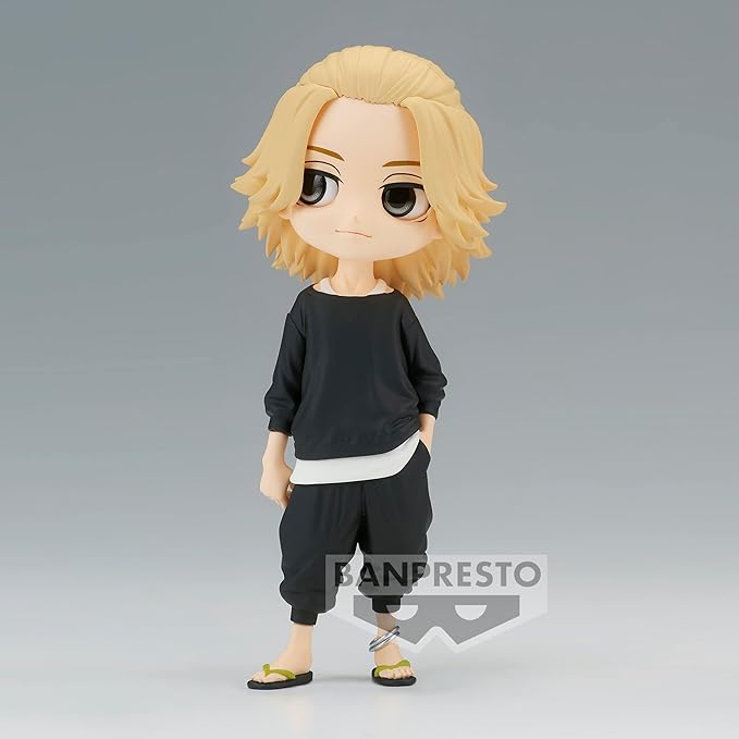 Banpresto - Tokyo Revengers - Manjiro Sano -Plain Clothes- (ver. A), Bandai Spirits Q Posket Figure - Figurio