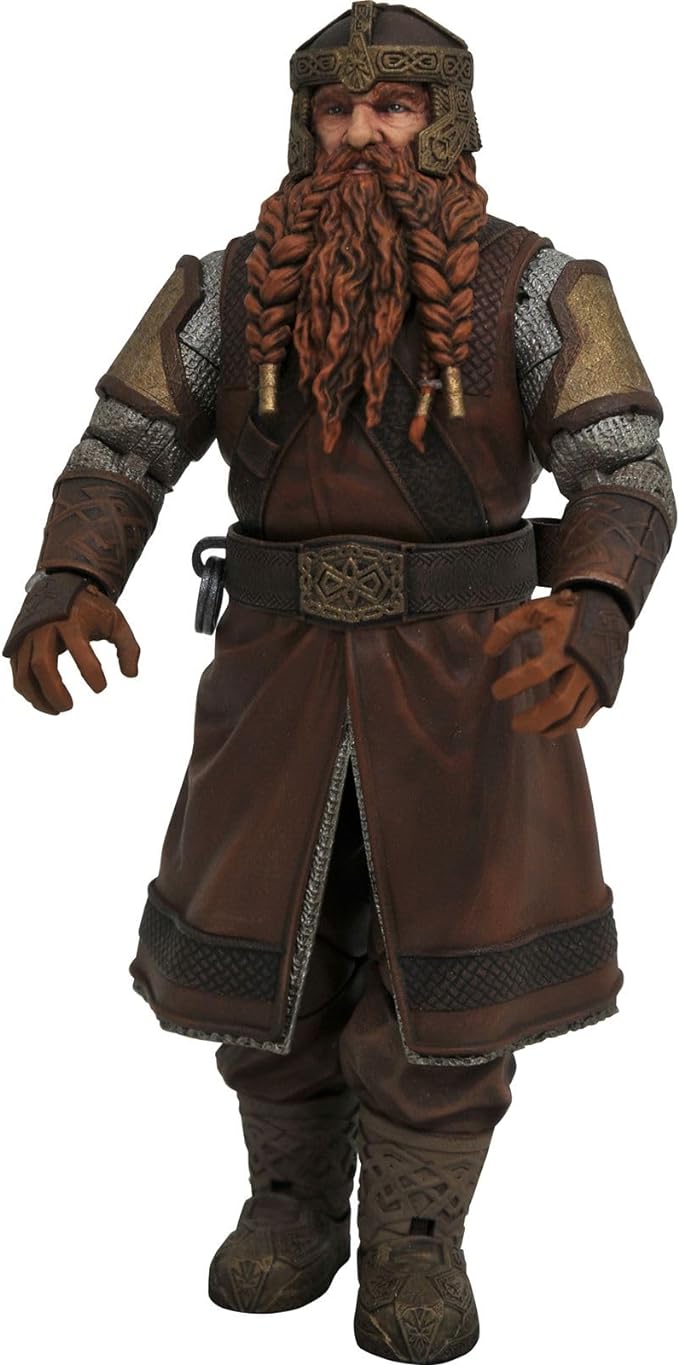 Diamond Select Toys The Lord of The Rings: Gimli Action Figure, Multicolor - Figurio