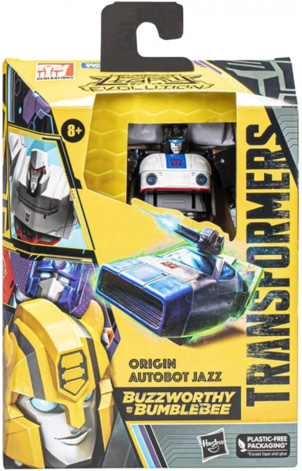 Transformers Legacy Evolution Buzzworthy Bumblee Series Cybertronian Origin Autobot Jazz - Figurio